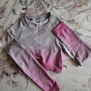 NWOT Gymshark ombre long sleeve